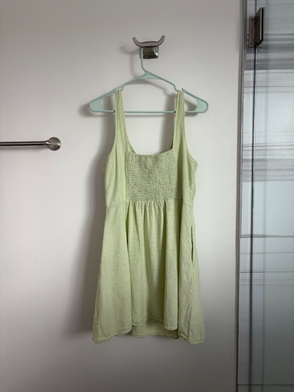Fit & Flare Linen Mini Dress - Picture 4 of 5